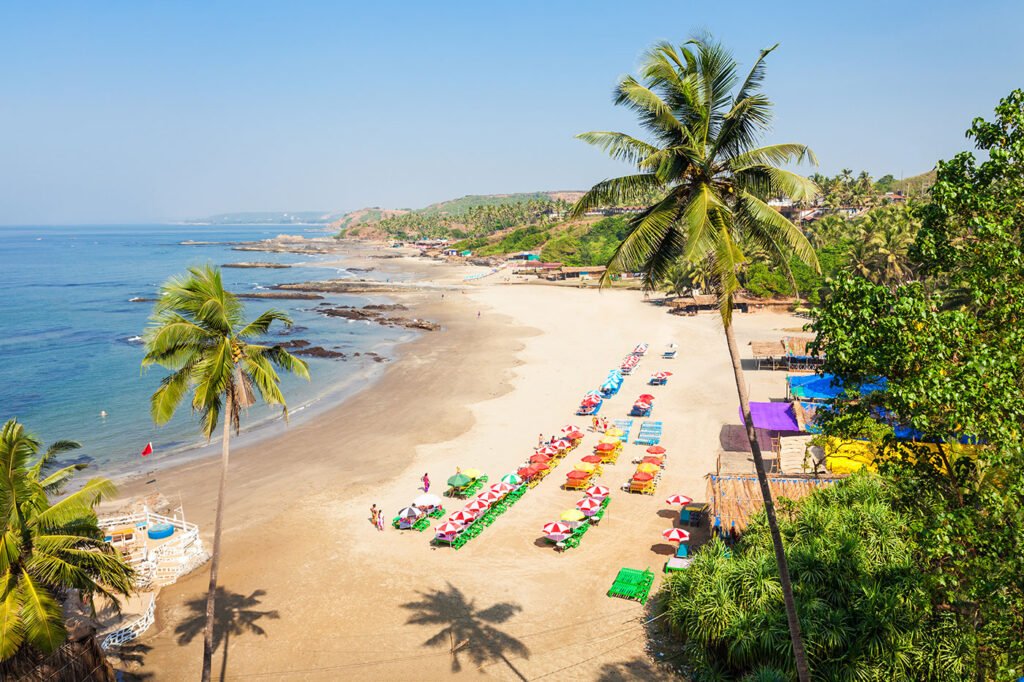 Goa beach India