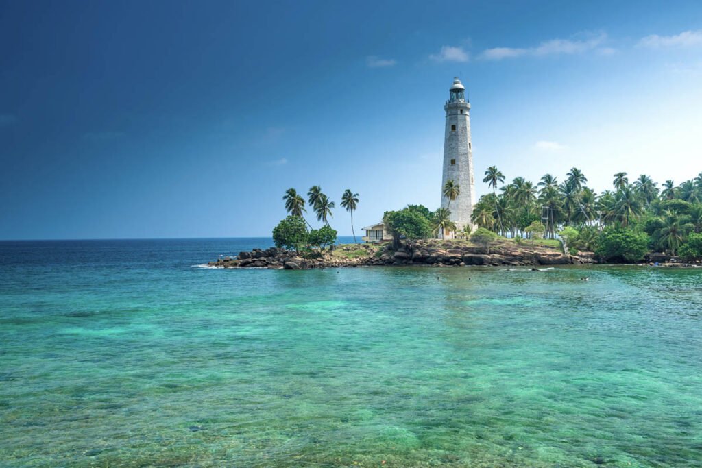 Beautiful Beach Landscape Sri Lanka